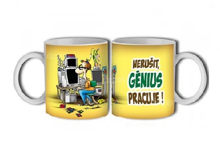 Hrnek - Nerušit GENIUS pracuje