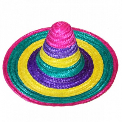 Mexiko - sombrero barevné