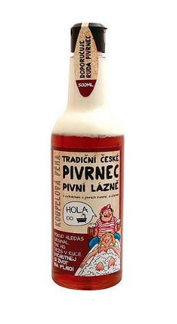 Pivrncova pivní koupelnová pěna tmavá