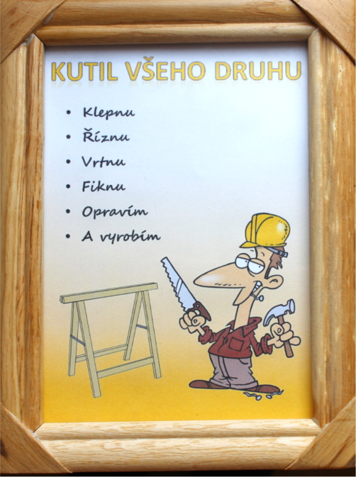 Rámeček - Kutil všeho druhu