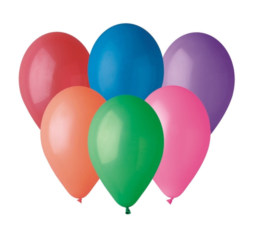 Sada barevných balónků