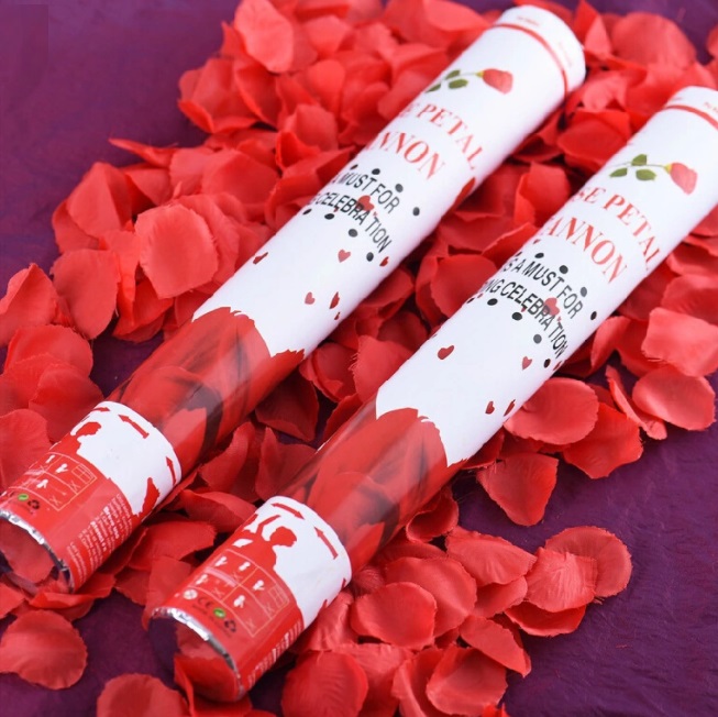 Vystřelovací konfety růže