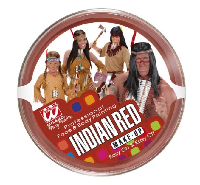 Make-up Indiánská červená