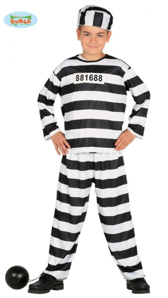 Vězeň dětský kostým
