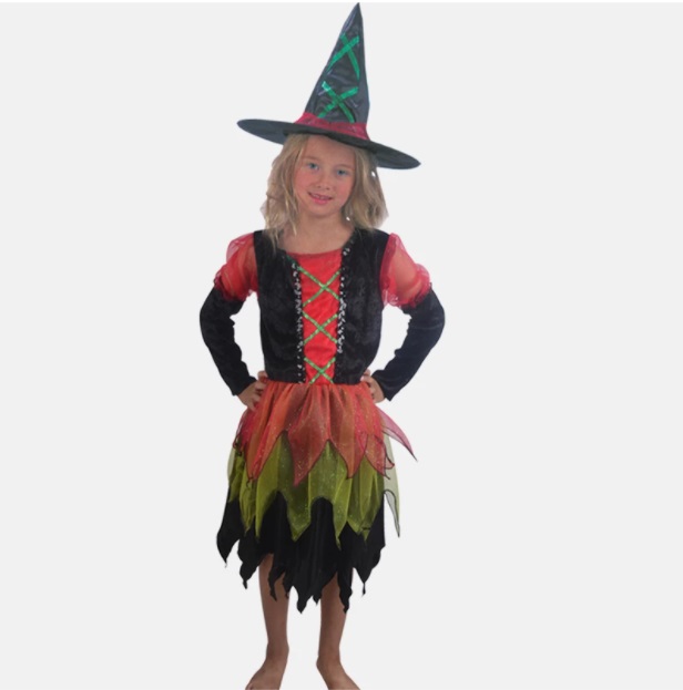 Čarodějka dětský kostým