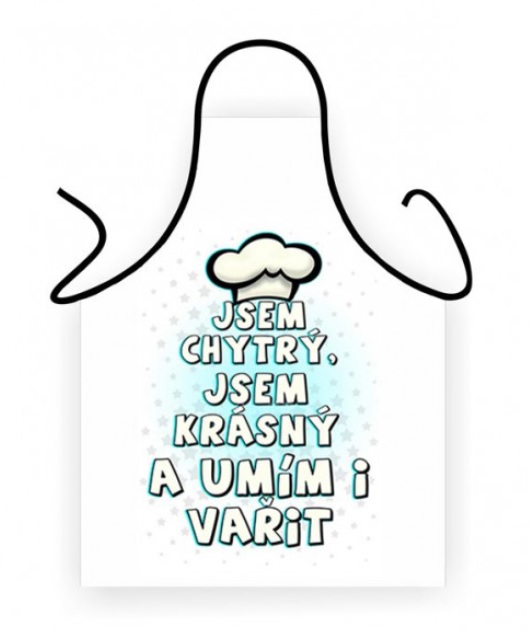 Zástěra jsem chytrý jsem krásný