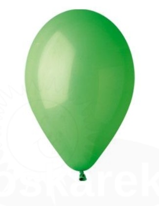 Zelené latexové balónky