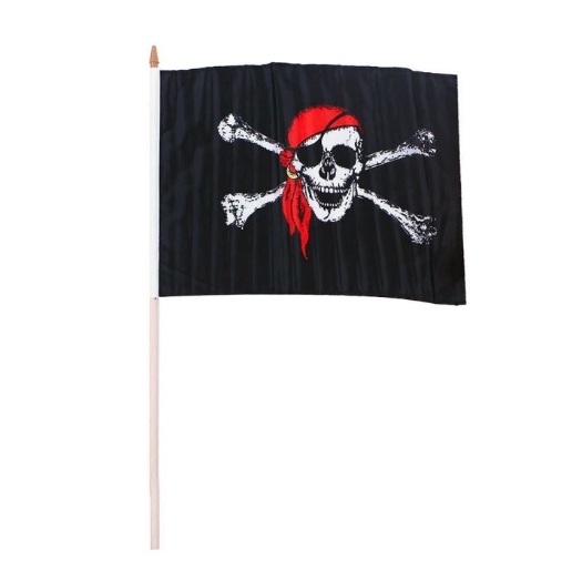 Pirátská vlajka 45 x 30