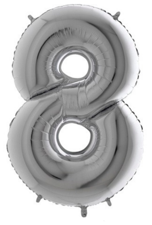 Balónek ve tvaru čísla 8
