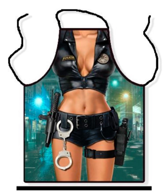 Zástěra - Sexy policistka