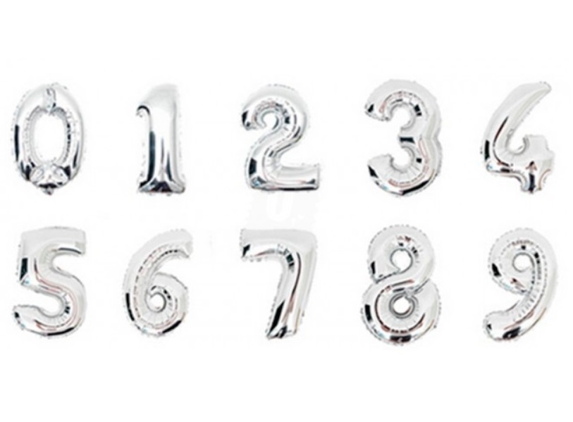 Balónek fóliový narozeniny čísla