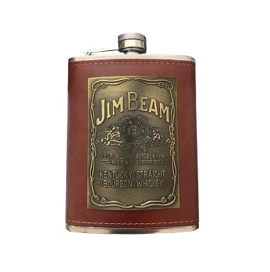 Placatka v kožence Jim Beam