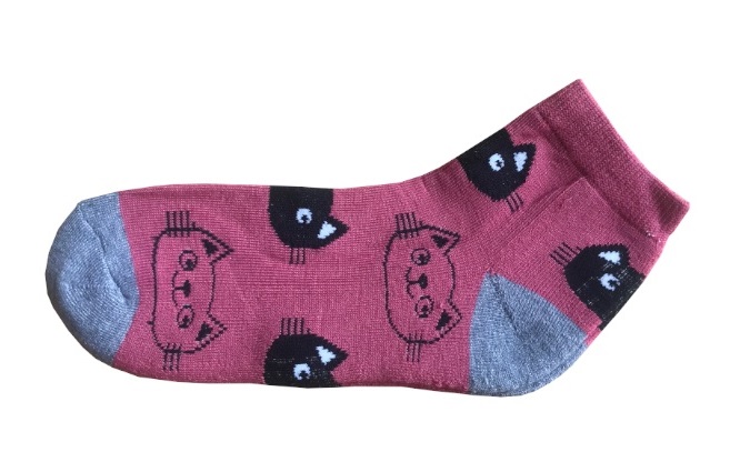 Kočičí ponožky růžové