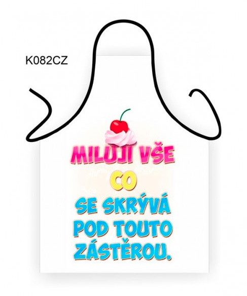 Zástěra miluji vše co se skrývá