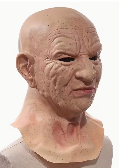 Latexová maska dědek