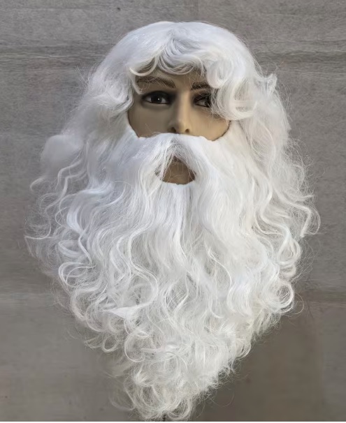 Paruka Mikuláš s vousy
