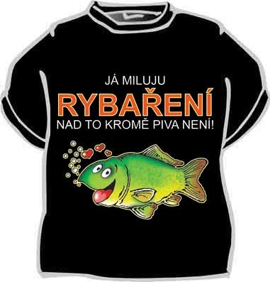 Tričko Já miluju rybaření