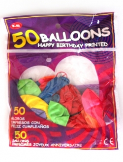 Sada barevných balónků