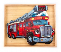 Vzdělávací puzzle hasiči