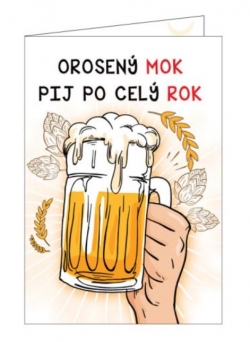 Přání do obálky - Pivo