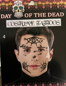 Day of the dead - samolepky na obličej