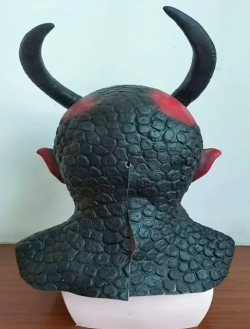 Latexová maska čert