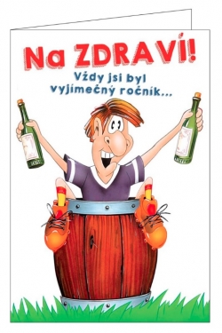 Přání do obálky - Na zdraví