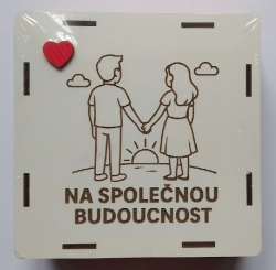 Odškrtávací pokladnička Na společnou budoucnost